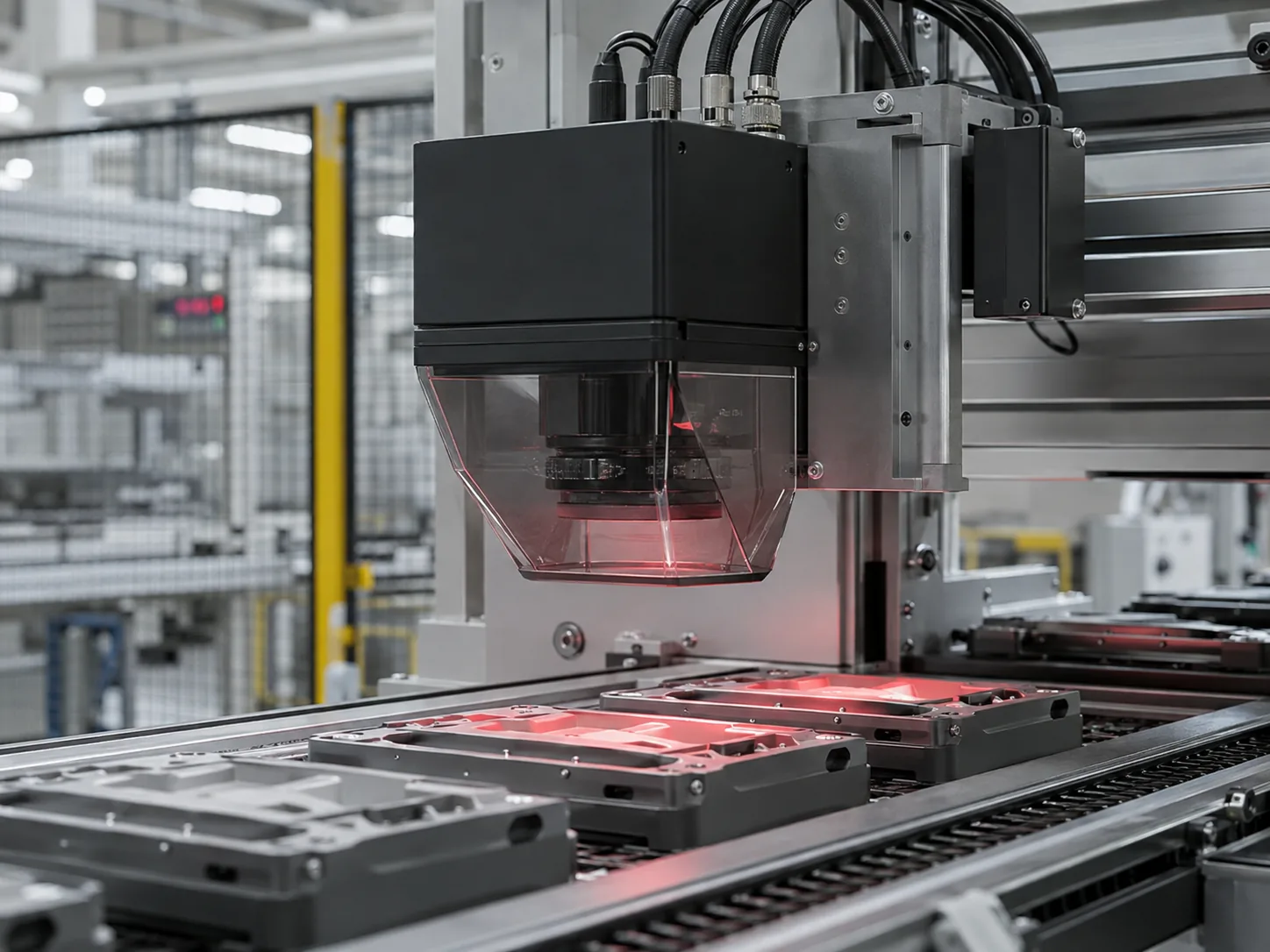 Clear guard for automated vision inspection