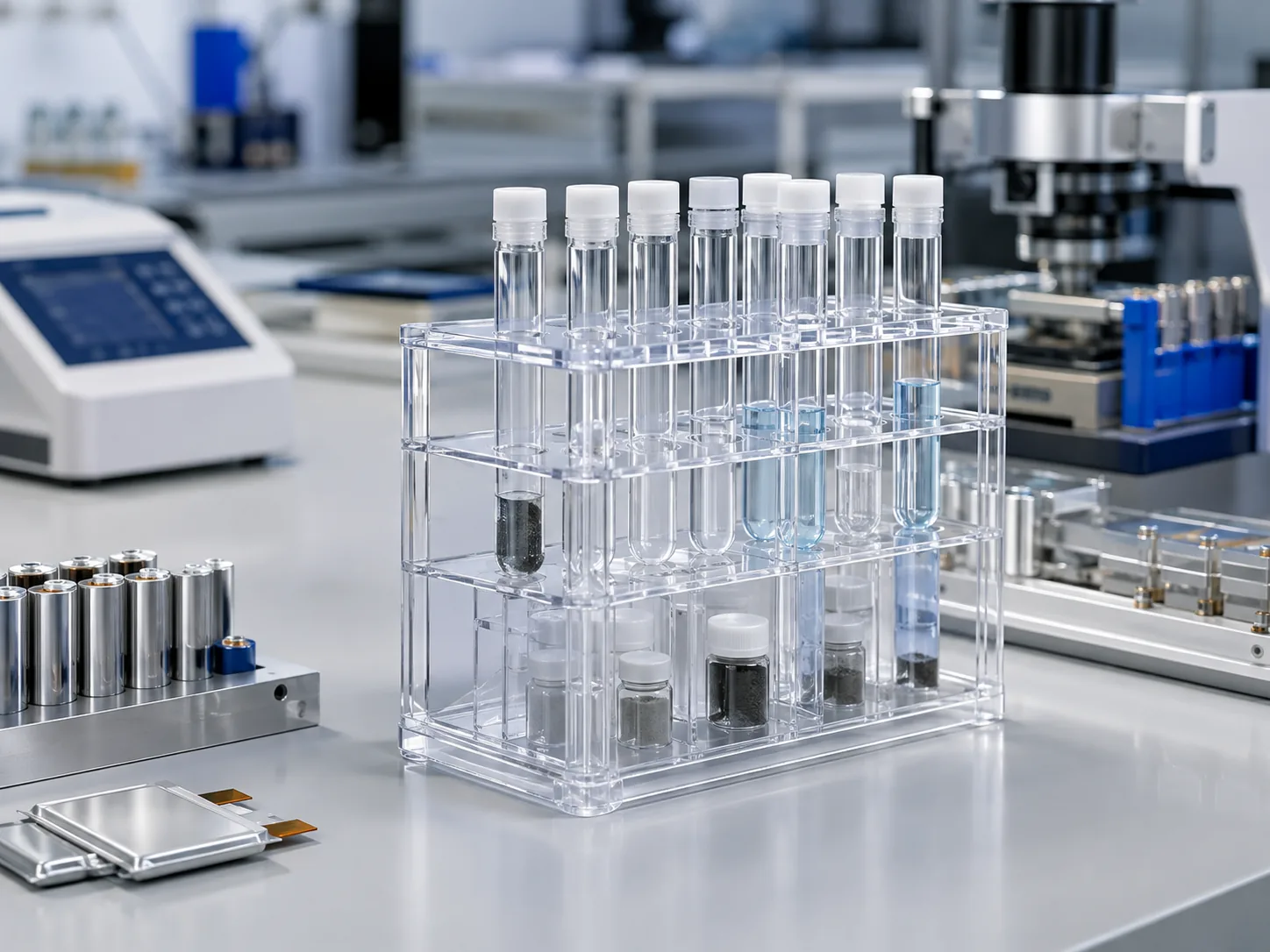 Laboratory transparent antistatic material application